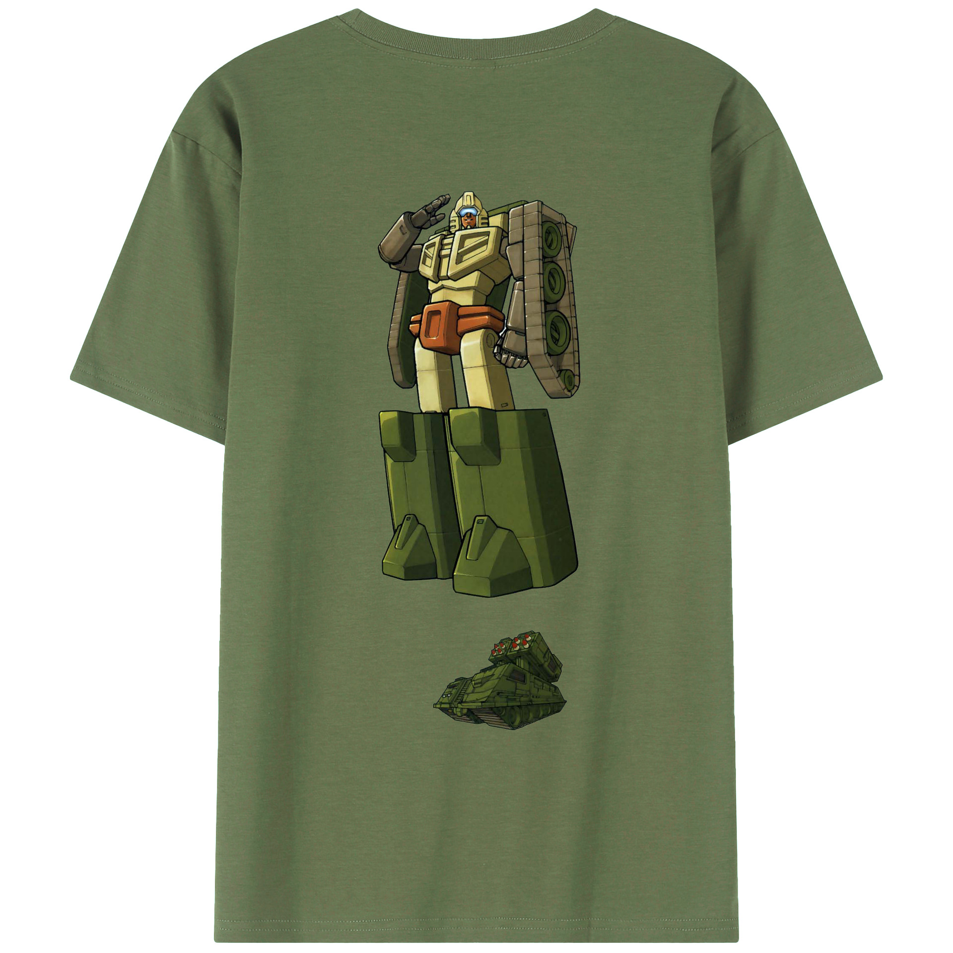 （画像用）  綿100％ メンズ半袖Tシャツ（バックプリント） 通気性